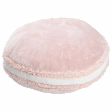 Kissen Macaron, rosa, 40 x 12 cm