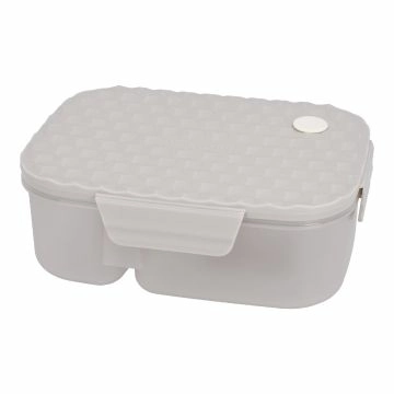 Lunchbox, hellgrau, 21 x 14 cm