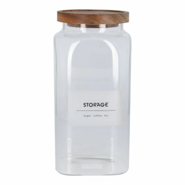 Vorratsglas Storage, eckig/klar, 1.4 l
