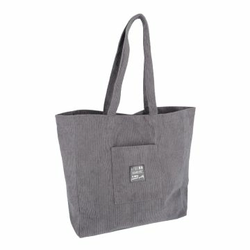 Shopper Cord, grau