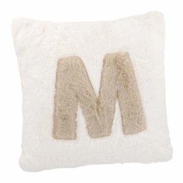 Kissen Buchstabe, M/creme, 30 x 30 cm