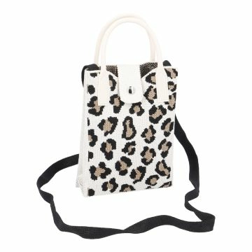 Handytasche Charly, Leo/beige/braun, 18 cm