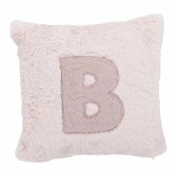 Kissen Buchstabe, B/rosa, 30 x 30 cm