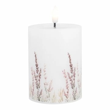 LED-Kerze Floral, Sträucher, 12.5 cm