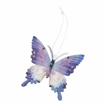 Anhänger Schmetterling, lila, 8 x 7.5 cm