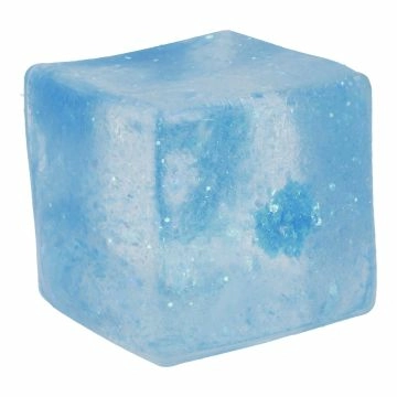 Quetsch-Würfel, blau, 7 cm