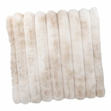 Kissen Linien, creme, 45 x 45 cm