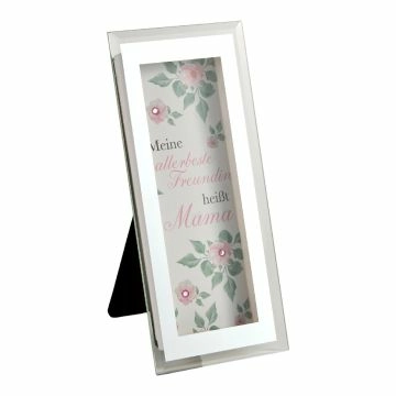 Deko-Spiegel Schrift, Mama/Rosen, 8 x 18 cm
