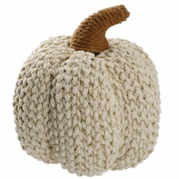 Deko-Kürbis Seil, geflochten/hoch, 18 cm