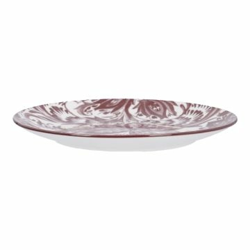 Teller Bali, Blumen/lila, 19 cm