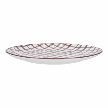 Teller Bali, Karo/lila, 27 cm