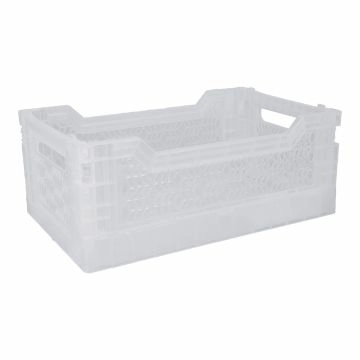 Klappbox, 27 x 17 x 11 cm, transparent