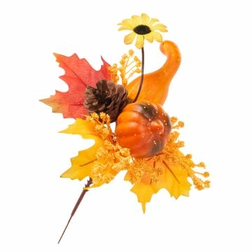Deko-Stecker Ernte, Kürbis/Sonnenblume