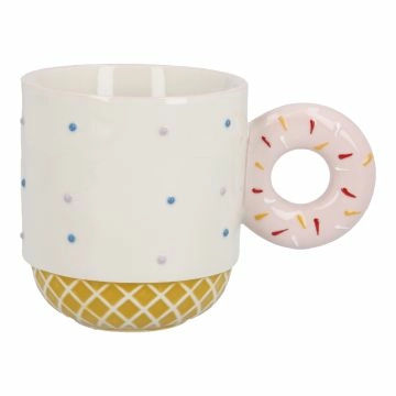 Becher Gebäck-Henkel, Donut, 450 ml