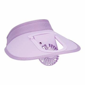 Schirmmütze mit Ventilator, lila
