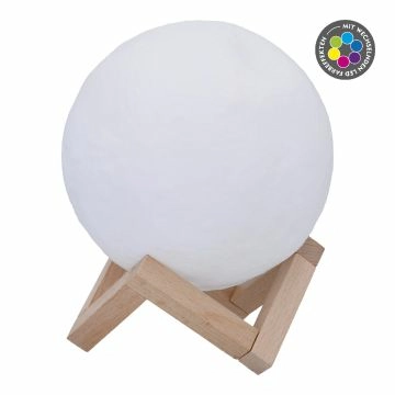 Leuchte Mond, Farbwechsel, 15 cm