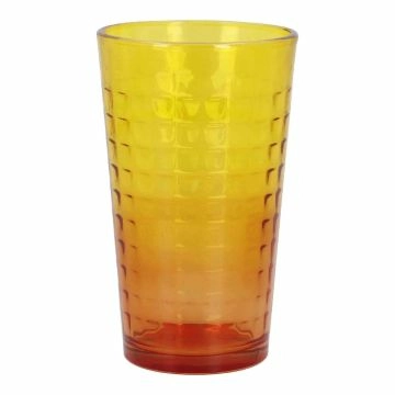 Wasserglas Wabe, orange, 300 ml