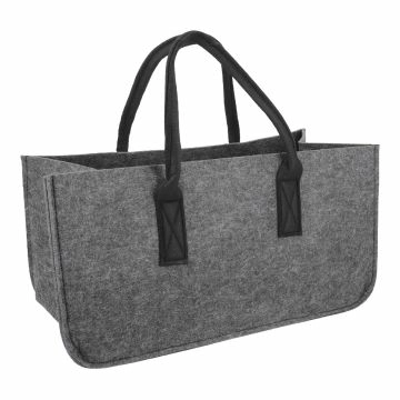Filztasche Kamin, dunkelgrau