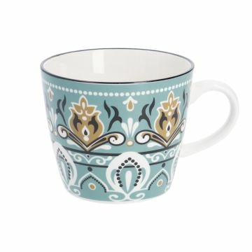 Becher China, grün/braun, 300 ml