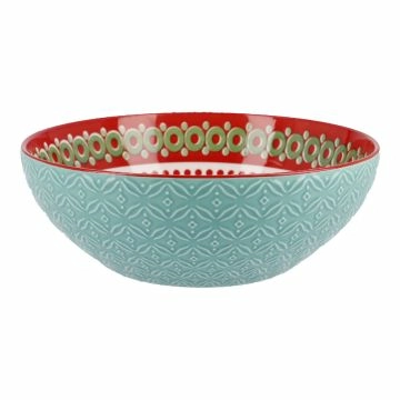 Schale China, Blume Nr. 1, Relief, 20 cm