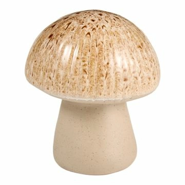 Deko-Pilz Sprenkel, rund, 10 x 13.5 cm