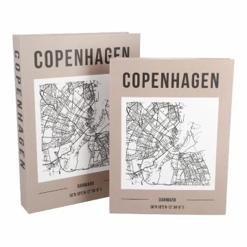 2er Set Buchkarton Stadt, Copenhagen