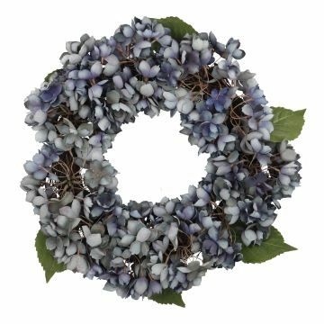 Hortensienkranz Edel, blau, 45 cm