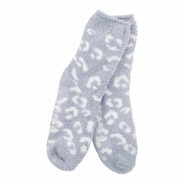 Kuschelsocken Anti-Rutsch, Leo/grau