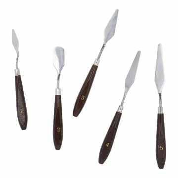 Spachtel-Set Natur, 5 Teile