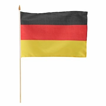 Fahne Deutschland mit Stab