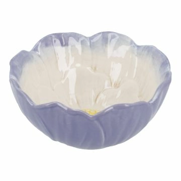 Schale Blüten, Antik/lila, 12 cm