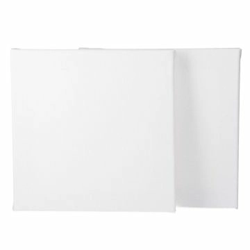 2er Set Leinwand, 20 x 20 cm