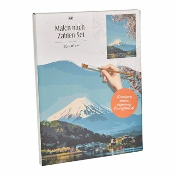 Malen nach Zahlen, Fuji, 30 x 40 cm