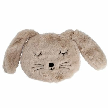 Kirschkernkissen Kaninchen, flauschig, weiß