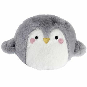 Kirschkernkissen Pinguin, flauschig, weiß