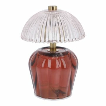 Leuchte Glas-Schirm, dunkelrosa, 15 cm