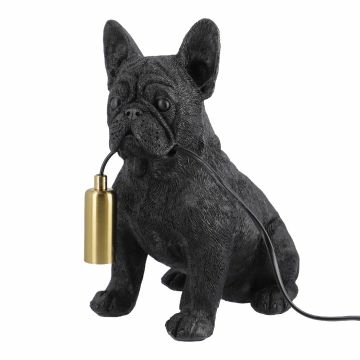 Tischleuchte, Hund, 29 cm