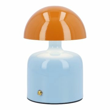 LED-Leuchte Bunt, blau/orange, 9 x 15 cm