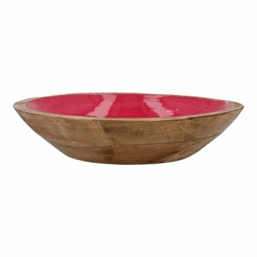 Deko-Schale Mango, farbig/pink, 29 cm
