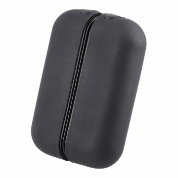 USB-Handwärmer Doppel, matt/schwarz