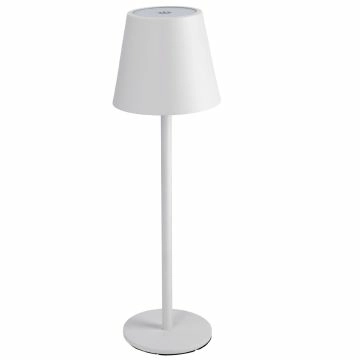 LED-Tischlampe Akku, weiß, 37 cm