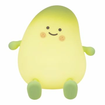 LED-Deko mit Gesicht, Mango, 11 cm