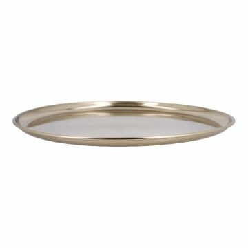 Deko-Schale, rund/gold, 37 cm