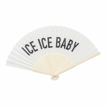 Fächer mit Spruch, Ice Ice Baby