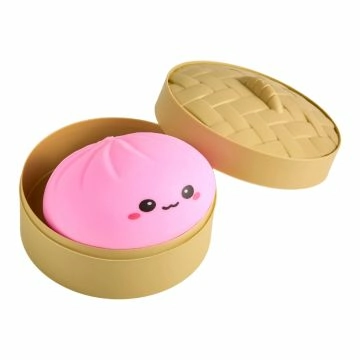 Dumpling im Korb Blind Box, gold, 10 cm
