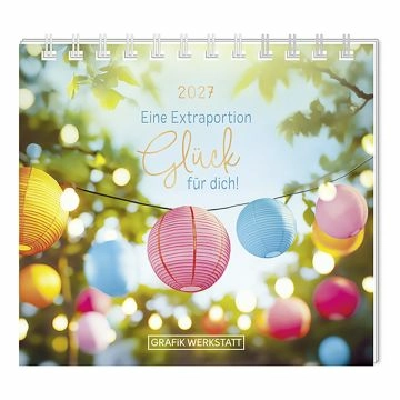 Mini-Tischkalender 2027, Eine Extraportion Glück