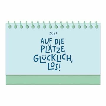 Mini-Kalender Color Up 2027, Auf die Plätze