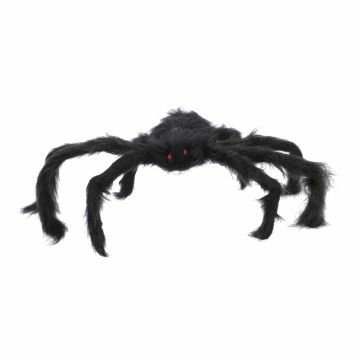 Deko-Spinne, schwarz, 50 cm