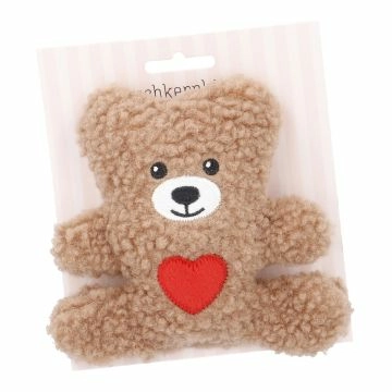 Kirschkernkissen Flausch, Teddy/braun