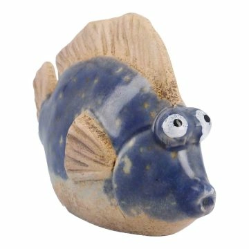 Fisch Glubschauge, dunkelblau, 12.5 x 7.5 cm